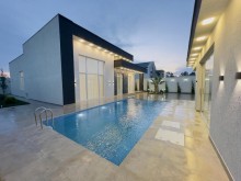 Azerbaijan real estate - A beautiful new villa is for sale in Mardakan, -5
