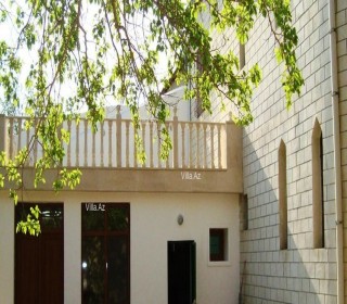 Cottage in Pirshagi. Stone house with double brickwork for sale, -15