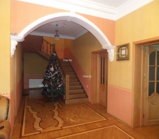 2-storey 360 m2 villa in 8 plots in the center of Hazi Aslanov, -14