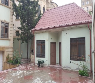 a newly built 2-storey + basement, 8-room mansion villa in Baku center, -8