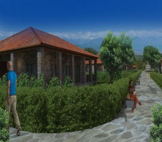 buy cottage in Georgian brick Kaxetiya, -2