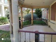A villa with a sea view pool is for sale in Hazi Aslanov, -7