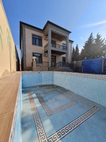 Продается дом с бассейном и садом в Баку, -8