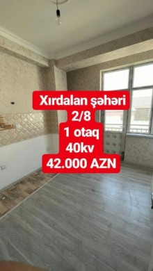 A 1-room apartment  in a new building in Khirdalan, -8