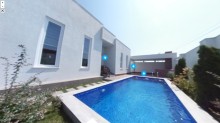 3D tour 360 panorama of a house with a pool in a closed town in Mardakan, -2