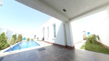 3D tour 360 panorama of a house with a pool in a closed town in Mardakan, -4