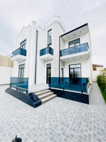 A new 2-floor 6-room house is for sale in Baku city, Mardakan settlement, -19