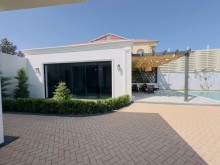 A new modern house for sale in Mardakan, single-story, with 4 rooms, total area of 220 m²., -16