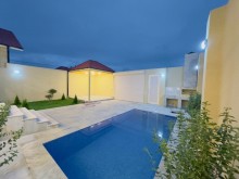 A new 1-story house is for sale in Shuvelan, Baku, located just 1 km from the sea, -6