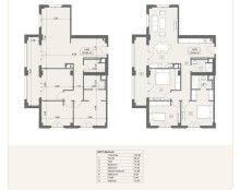 4 otaqlı Arabian Ranches Bakı Sea Breeze - Lüks Mənzillər Satılır Dəniz mənzərəli, -2