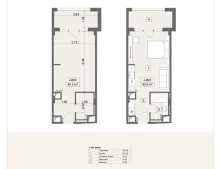 Bakı Sea Breeze, Arabian Ranches 1 otaqlı mənzil satılır, -3