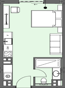 Kreditle 1 otaqlı Sea Breeze Arabian Ranches menziller almaq, -3