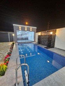 Şüvəlanda modern 1 mərtəbəli ev satılır, -4