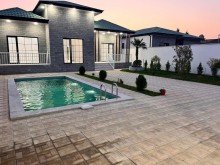 Buzovnada yola yaxın elit məhəllədə yeni villa satılır, -8