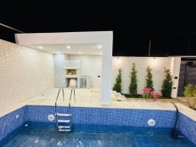 Bakıda 1 mətrəbli 4 otaqlı modern ev satılır, -2