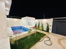 Bakıda 1 mətrəbli 4 otaqlı modern ev satılır, -4