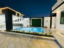 Şüvəlanda hovuzlu 2 mərtəbəli ev satılır, -4