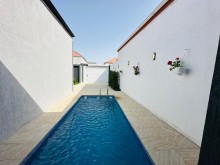 Bağ evi Mərdəkan,  1 mərtəbəli 4 otaqlı hovuzlu ev münasib qiymətə, -2