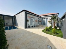 Bağ evi Mərdəkan,  1 mərtəbəli 4 otaqlı hovuzlu ev münasib qiymətə, -5