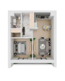 2 otaqlı Yeni Tikili Marina Village, Sea Breeze, Bakı, -5