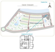 Arabian Ranches Sea Breeze E Tower 2 otaqlı dəniz mənzərəli mənzil satılır, -3
