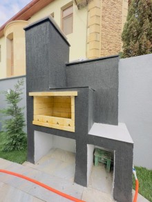 Mərdəkanda yeni 1 mərtəbəli ev satılır. 3 sot torpaq sahəsi, -6