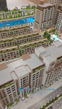Təcili satılır Sea Breeze Arabian Ranches təmirli Studiya mənzil, -4